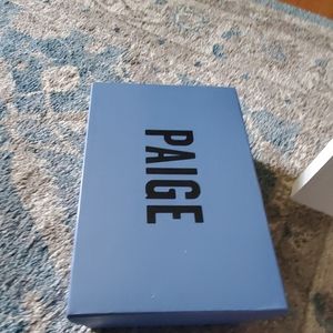 Snake skin mules paige size 7